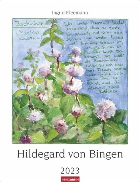 Hildegard von Bingen Kalender 2023 - Kleemann, Ingrid