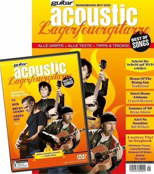 Best of Songs Acoustic Lagerfeuergitarre - Nova, Justin