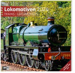 Lokomotiven Broschurkalender 2024 - Ackermann Kunstverlag