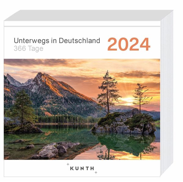 Unterwegs in Deutschland Abreißkalender 2024