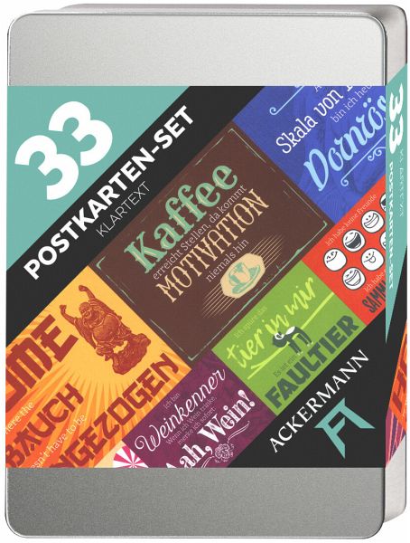 Postkarten-Set Klartext