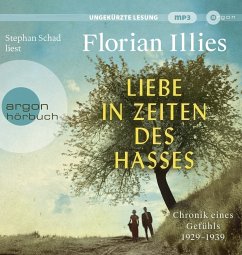 Liebe in Zeiten des Hasses, 2 mp3-CDs - Illies, Florian