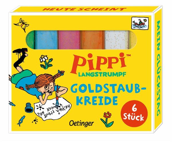 Pippi Langstrumpf Goldstaubkreide
