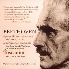 Cover Sinfonie 9 (6.2.1938)/Quartet Op.135: 2 Movements