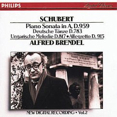Schubert: Piano Sonata in A, D.959/No.20, Hungarian Melody, 16 German Dances etc. Cover Schubert: Piano Sonata in A, D.959/No.20, Hungarian Melody, 16 German Dances etc.