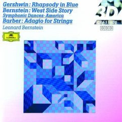 Gershwin: Rhapsody in Blue / Barber: Adagio for Strings, Overture / Bernstein: On the Town - Bernstein,Leonard/Ipo/Lapo