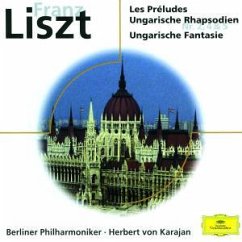 Cover Franz Liszt: Préludes, Rhapsodies No. 2, 4 and 5, Fantasia on Hungarian Folk