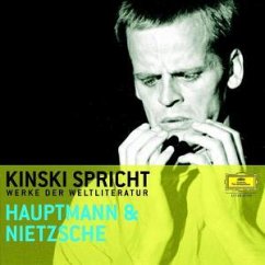 Cover Kinski Spricht Hauptmann Und Nietzsche