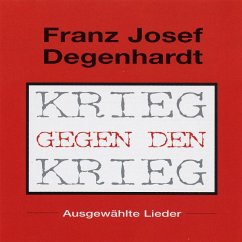 Krieg Gegen Den Krieg - Degenhardt,Franz Josef