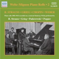 Welte-Mignon Piano Rolls Vol.2 - Strauss/Grieg/Paderewski/Poppe
