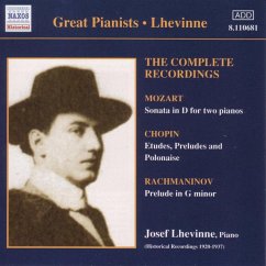 Complete Recordings - Lhevinne,Josef