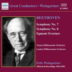 Sinfonie 7+8/Egmont Ouvert - Weingartner,Felix/Wpo/Lpo
