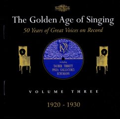 Golden Age Of Singing 3 - Gigli/Tauber/Kipnis/Melchior/+