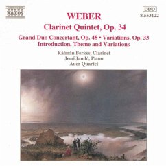 Klarinettenquintett Op.34/+ - Berkes/Jando/Auer-Quartett