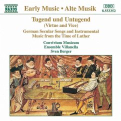 Tugend Und Untugend - Berger,Sven/Convivium Musicum/+