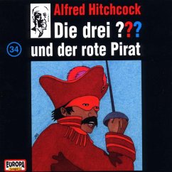 Die drei Fragezeichen und der rote Pirat / Die drei Fragezeichen - Hörbuch Bd.34 (1 Audio-CD) - Gesprochen von Rohrbeck, Oliver; Wawrczeck, Jens