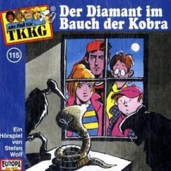 Der Diamant im Bauch der Kobra / TKKG Bd.115 (1 Audio-CDs) - Wolf, Stefan