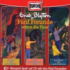 3er Box Fünf Freunde retten die Tiere / Fünf Freunde Bd.40/41/46 (3 Audio-CDs) - Blyton, Enid