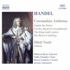 Coronation Anthems/Silete Vent - Summerly/Tallis Chamber Choir