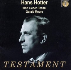 Wolf Lieder Recital - Hotter,Hans/Moore,Gerald