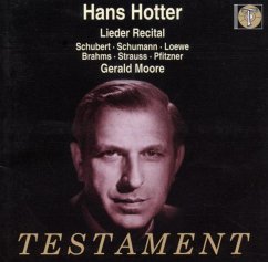 Lieder Recital - Hotter,Hans/Moore,Gerald