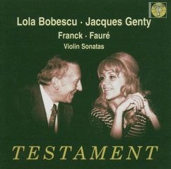 Violinsonate In A/Violinsonate Nr.1 In A Op.13 - Bobescu.Lola/Genty,Jacques