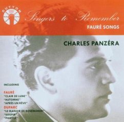 Faure Songs - Panzéra, Charles