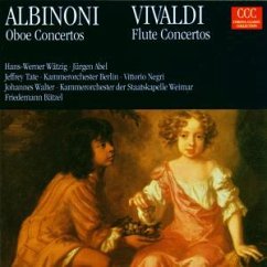 Cover Flöten- und Oboenkonzerte von Vivaldi und Albinoni