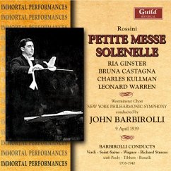 Rossini:Petite Messe Solenelle - Barbirolli/Westminster Choir/New York Philharmony