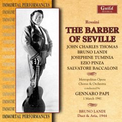 Rossini/Barbier Von Sevilla - Thomas/Landi/Pinza/Papi/Metropolitan Opera