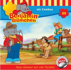 Benjamin Blümchen als Cowboy / Benjamin Blümchen Bd.88 (1 Audio-CD)