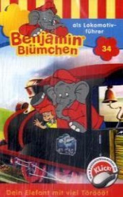 Cover Benjamin Blümchen als Lokomotivführer, 1 Cassette