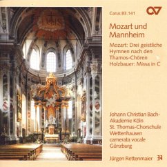 Mozart Und Mannheim - J.C.Bach Akademie/Rettenmaier