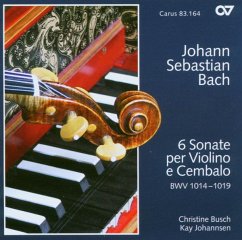 6 Sonate Per Violino E Cembalo - Busch,Christine/Johannsen,Kay