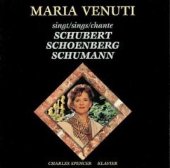 Maria Venuti Sings Schubert,Schoenberg,Schumann - Venuti,M.