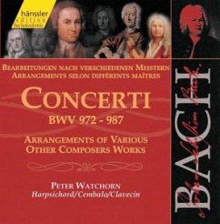 Concerti Bwv 972-987 - Watchorn,Peter