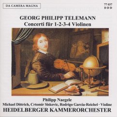 Concerti Für 1-2-3-4 Violinen - Heidelberger Kammerorchester
