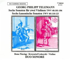 6 Sonaten Für 2 Violinen/6 Kanonische Sonaten - Duo Sonore