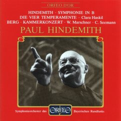 Sinfonie In B/Die Vier Temperamente/Kammerkonzert - Haskil/Marschner/Seemann/Hindemith/Brso