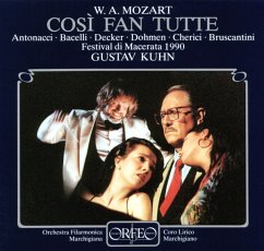 Cosi Fan Tutte-Dramma Giocoso In Due Atti - Antonacci/Dohmen/Kuhn/O.Filarmonica Marchigiana/+