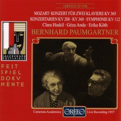 Cover Doppelkonzert Kv 365/Arien/Sinfonie Kv 112/+