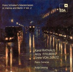 Franz Schreker'S Masterclasses In Vienna/Berlin 2 - Lessing,Kolja