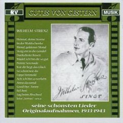 Cover Wilhelm Strienz-Seine Schönsten Lieder 1933-1943
