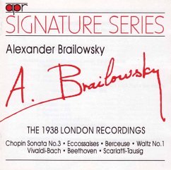 The 1938 London Recordings - Brailowsky,Alexander