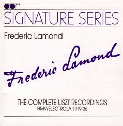 Die Liszt-Aufnahmen Für Hmv 1919-1936 - Lamond,Frederic
