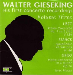 Die Ersten Konzertaufnahmen Vol.3 - Gieseking,Walter