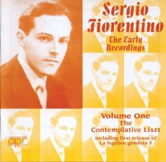 Die Frühen Aufnahmen Vol.1-Der Kontemplative Liszt - Fiorentino,Sergio