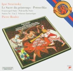 Cover Le Sacre du printemps; Petruschka; Feuervogel-Suite; Pulcinella-Suite; Suiten Nr.1 & 2; Scherzo fantastique