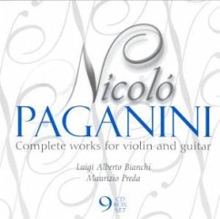 Paganini For Violin & Guitar (9cd) - Bianchi,Luigi Alberto/Preda,Maurizio