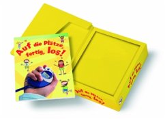 Cover Auf die Plätze, fertig, los!, m. Stoppuhr, Medaillensticker, Urkunde u. Ergebnistabelle